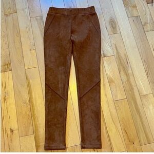 Anne Fontaine Ezra Seamed Pants Leggings
Stretch Faux Suede Camel size 36